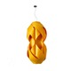 Anfora Medium Suspension - Brushed Nickel / Yellow Wood