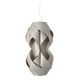 Anfora Small Suspension - Brushed Nickel / Grey Wood
