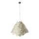Armadillo Large Suspension - Brushed Nickel / American White Wood Armadillo Large Suspension - Brushed Nickel / American White Wood