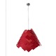 Armadillo Large Suspension - Brushed Nickel / Red Wood Armadillo Large Suspension - Brushed Nickel / Red Wood
