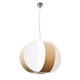 Carambola Medium Suspension - Brushed Nickel / Beech Wood
