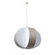 Carambola Medium Suspension - Brushed Nickel / Grey Wood