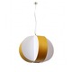 Carambola Medium Suspension - Brushed Nickel / Yellow Wood