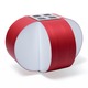 Carambola Table Lamp - Brushed Nickel / Red Wood Carambola Table Lamp - Brushed Nickel / Red Wood