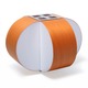 Carambola Table Lamp - Brushed Nickel / Orange Wood Carambola Table Lamp - Brushed Nickel / Orange Wood