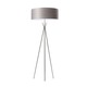 Cosmos Floor Lamp - Brushed Nickel / Grey Wood Cosmos Floor Lamp - Brushed Nickel / Grey Wood
