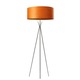 Cosmos Floor Lamp - Brushed Nickel / Orange Wood Cosmos Floor Lamp - Brushed Nickel / Orange Wood