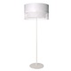 Fringe Floor Lamp - White / White