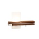 Levo Right Wall Sconce with Cord - Walnut / Aluminum Levo Right Wall Sconce with Cord - Walnut / Aluminum /