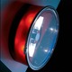 Box Round Wall or Ceiling Light - Chrome / Red Box Round Wall or Ceiling Light - Chrome / Red