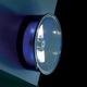 Box Round Wall or Ceiling Light - Chrome / Blue Box Round Wall or Ceiling Light - Chrome / Blue