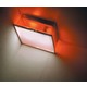 Box Square Frost Diffuser Wall or Ceiling Light - Chrome / Orange Box Square Frost Diffuser Wall or Ceiling Light - Chrome / Orange