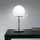 Berlino Table Lamp - Chrome / Opal