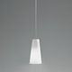 Conetto Pendant Light - Chrome / Opal Conetto Pendant Light - Chrome / Opal