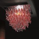AVIR GR Ceiling Light - Polished Steel / Red AVIR GR Ceiling Light - Polished Steel / Red
