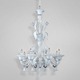 Veronica 8 Light Chandelier - White / 