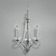 Volte Chandelier - Polished Nickel / Crystal