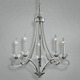 Volte Chandelier - Polished Nickel / Crystal