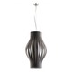 Farolillo 1S Suspension - Nickel / Grey Wood Farolillo 1S Suspension - Nickel / Grey Wood