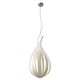 Raindrop Large Pendant - Nickel / American White Wood Raindrop Large Pendant - Nickel / American White Wood