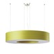 Saturnia Pendant - Nickel / Green Wood Saturnia Pendant - Nickel / Green Wood