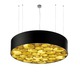 Spiro Pendant - Black / Yellow Wood Spiro Pendant - Black / Yellow Wood
