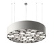 Spiro Pendant - White / Grey Wood Spiro Pendant - White / Grey Wood