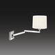Swing 0511 Wall Light - Chrome / Off White