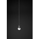 Nobel Pendant - Chrome / Opal/Clear Nobel Pendant - Chrome / Opal/Clear