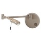Cleo Left LED Wall Sconce - Satin Nickel Cleo Left LED Wall Sconce - Satin Nickel /