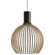 Octo Pendant - Brushed Nickel / Black Laminated Birch