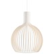 Octo Pendant - Brushed Nickel / White Laminated Birch