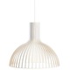 Victo Pendant - Brushed Nickel / White Laminated Birch