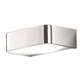 A-911-15 Arcos Wall Lamp - Chrome / White Glass