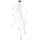 Crescendo Long Suspension - Chrome / White Crescendo Long Suspension - Chrome / White