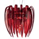 Dracena S60 Pendant - Polished Chrome / Red Dracena S60 Pendant - Polished Chrome / Red