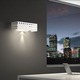Endor P50 Wall Lamp - White / White Pierced Metal