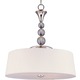 Rondo Entry Foyer Pendant - Polished Nickel / White Rondo Entry Foyer Pendant - Polished Nickel / White
