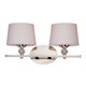 Rondo Bath Vanity - Polished Nickel / White