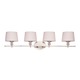 Rondo Bath Vanity - Polished Nickel / White