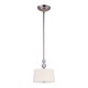Rondo Mini Pendant - Polished Nickel / White Rondo Mini Pendant - Polished Nickel / White