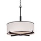 Nexus Entry Foyer Pendant - Oil Rubbed Bronze / White Nexus Entry Foyer Pendant - Oil Rubbed Bronze / White