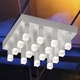 Connetix Surface Mount - Satin Aluminum / White