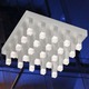 Connetix Surface Mount - Satin Aluminum / White