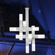 Connetix Small Pendant - Satin Aluminum / White Connetix Small Pendant - Satin Aluminum / White