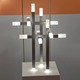 Connetix Table Lamp - Satin Aluminum / White Connetix Table Lamp - Satin Aluminum / White