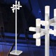 Connetix LED Floor Lamp - Satin Aluminum / White Connetix LED Floor Lamp - Satin Aluminum / White