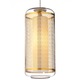 Freejack Ecran Pendant - Antique Bronze / Clear-Polished Gold Lattice