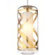 Freejack Ecran Pendant - Antique Bronze / Clear-Polished Gold Plaid