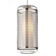 Freejack LED Ecran Pendant - Satin Nickel / Clear-Polished Platinum Lattice Freejack LED Ecran Pendant - Satin Nickel / Clear-Polished Platinum Lattice